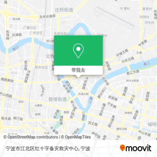宁波市江北区红十字备灾救灾中心地图