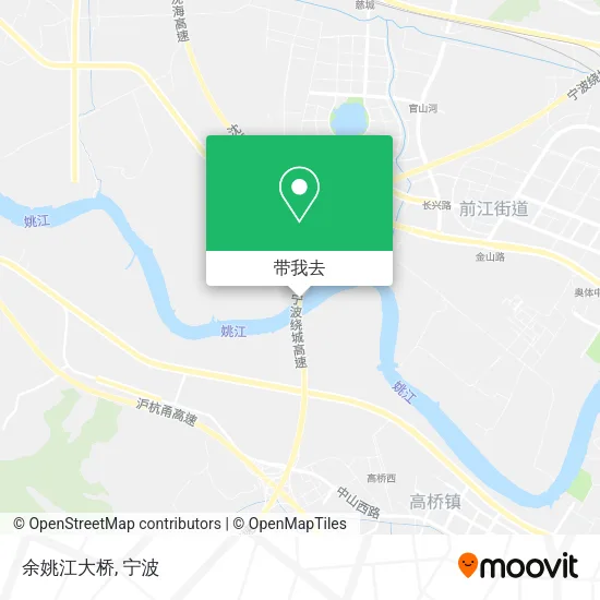 余姚江大桥地图