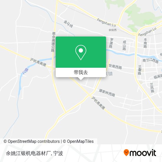 余姚江银机电器材厂地图