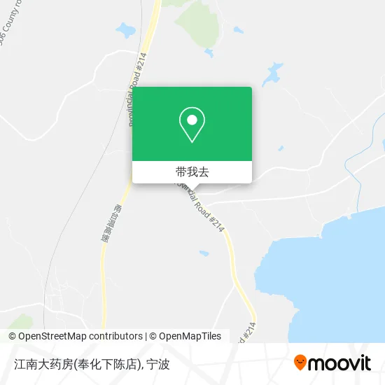 江南大药房(奉化下陈店)地图