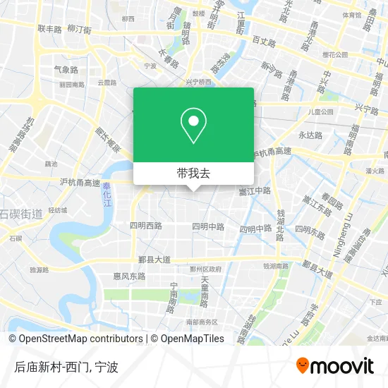 后庙新村-西门地图