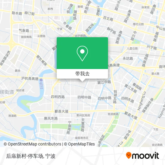 后庙新村-停车场地图