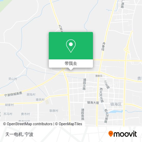 天一电机地图