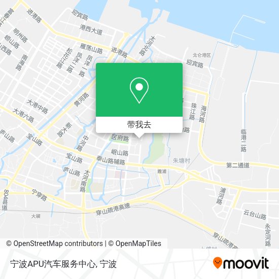 宁波APU汽车服务中心地图
