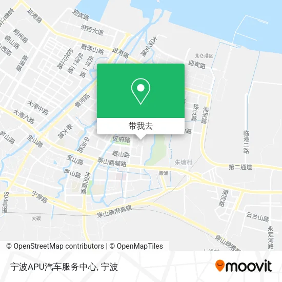 宁波APU汽车服务中心地图