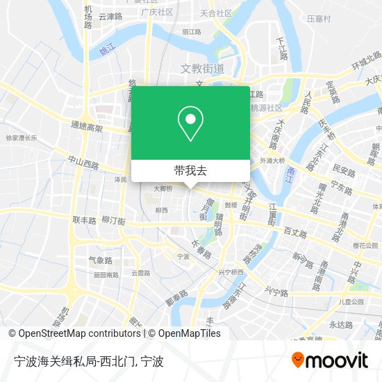 宁波海关缉私局-西北门地图