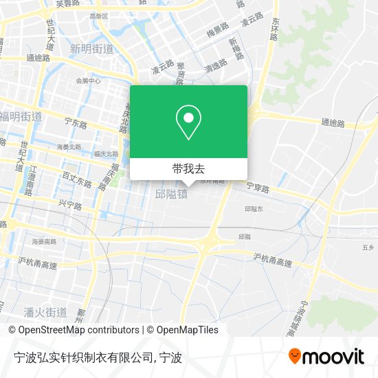 宁波弘实针织制衣有限公司地图