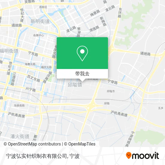 宁波弘实针织制衣有限公司地图