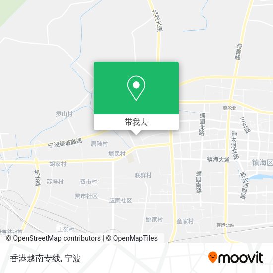 香港越南专线地图