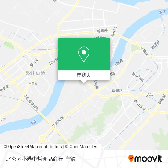 北仑区小港中哲食品商行地图