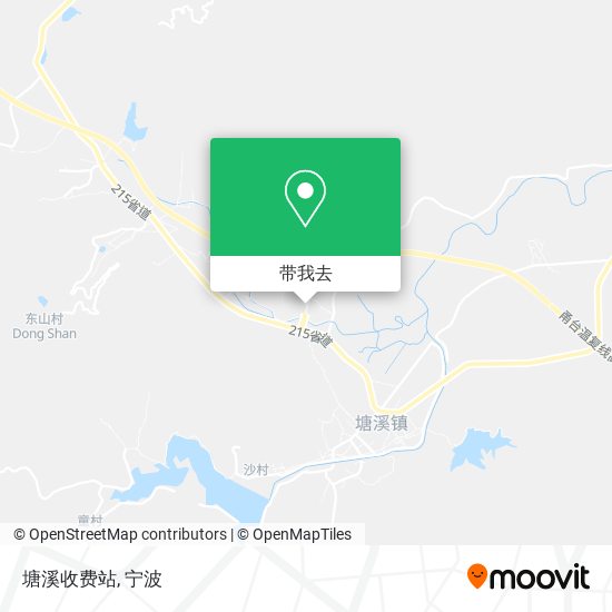塘溪收费站地图