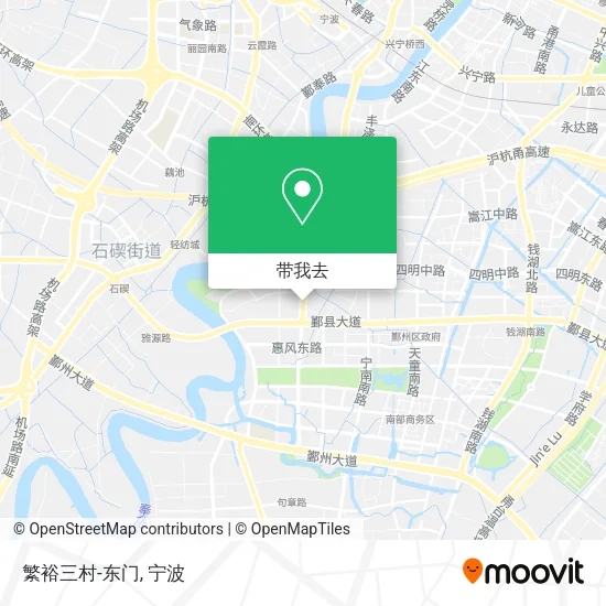 繁裕三村-东门地图