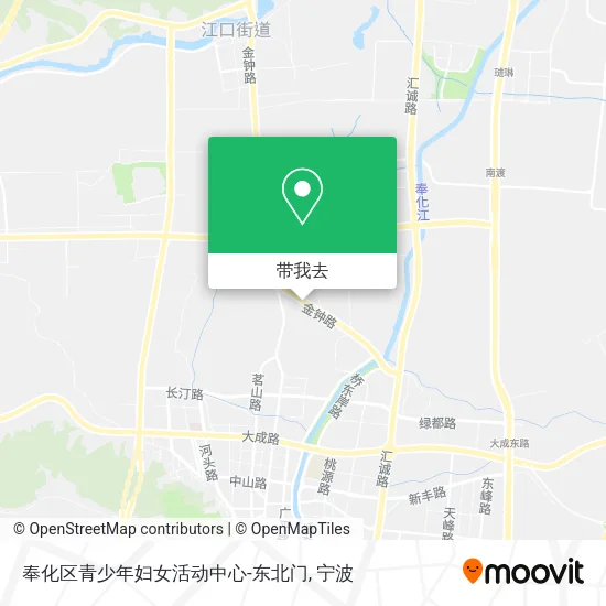 奉化区青少年妇女活动中心-东北门地图