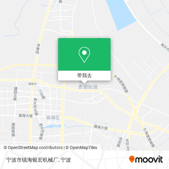 宁波市镇海银宏机械厂地图