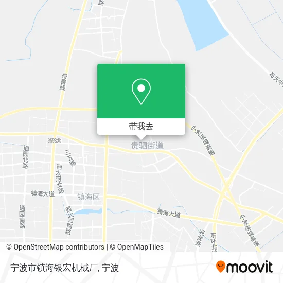 宁波市镇海银宏机械厂地图