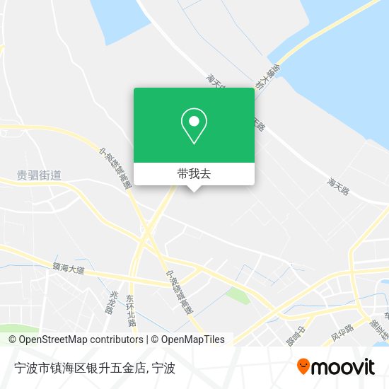 宁波市镇海区银升五金店地图