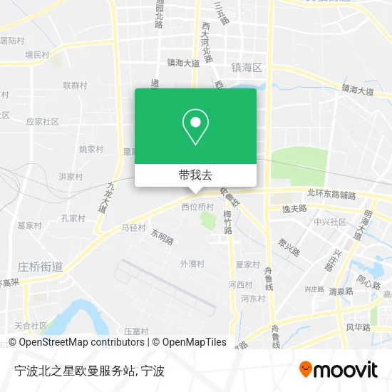 宁波北之星欧曼服务站地图