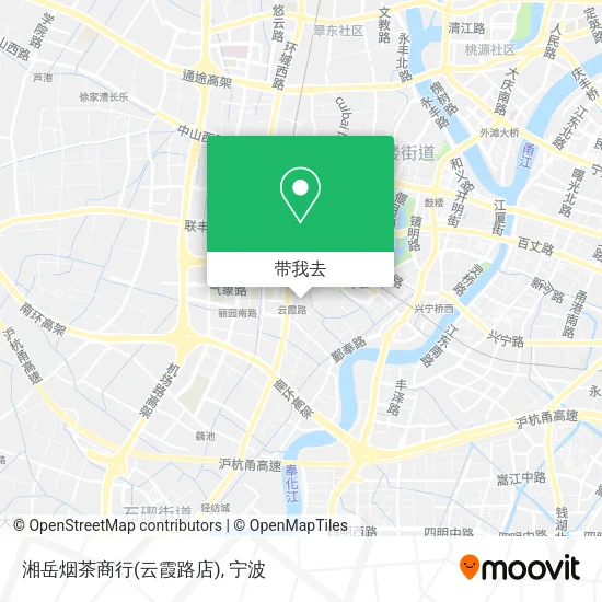 湘岳烟茶商行(云霞路店)地图