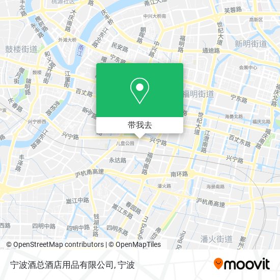 宁波酒总酒店用品有限公司地图