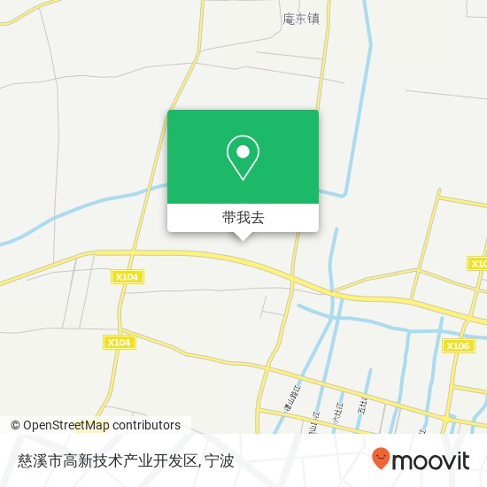 慈溪市高新技术产业开发区地图