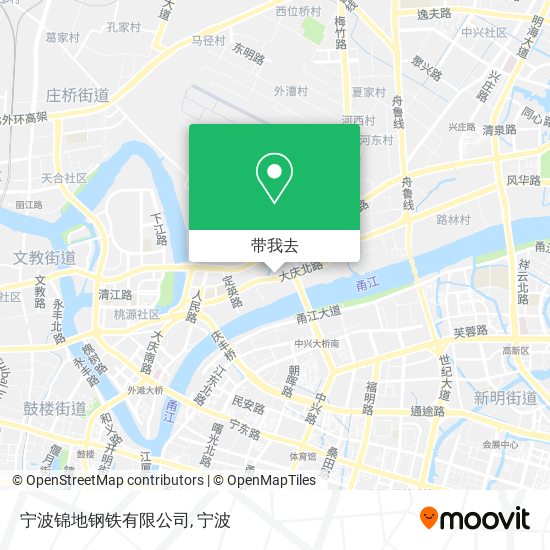 宁波锦地钢铁有限公司地图