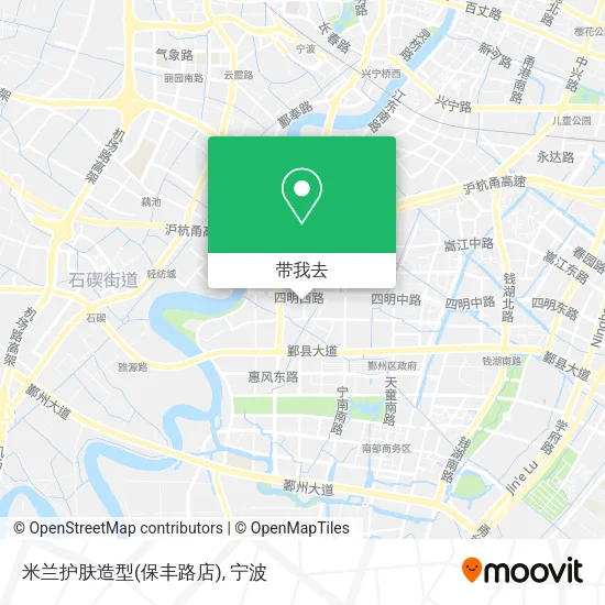 米兰护肤造型(保丰路店)地图