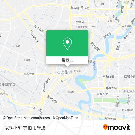 宸卿小学-东北门地图
