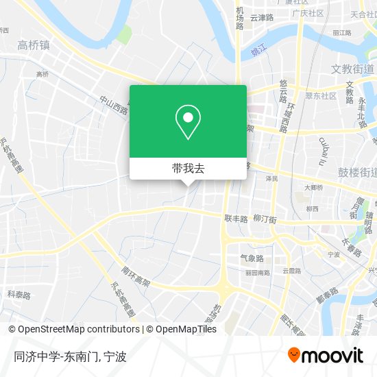 同济中学-东南门地图