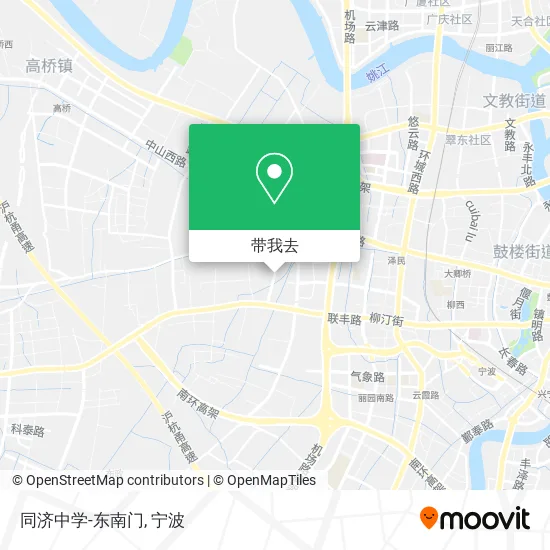同济中学-东南门地图