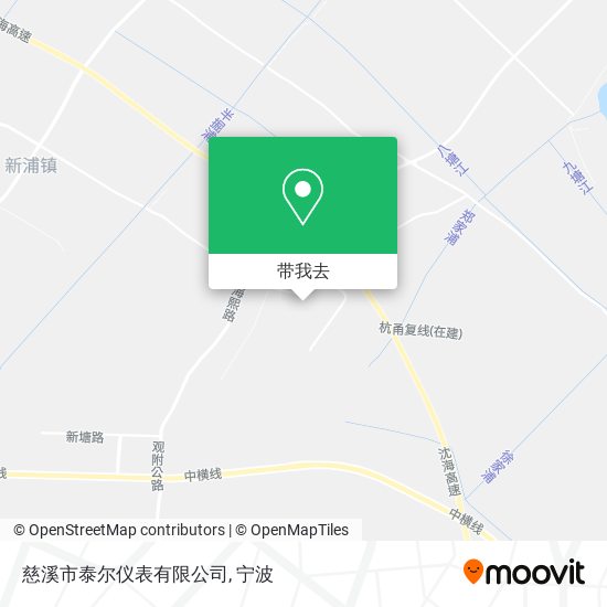 慈溪市泰尔仪表有限公司地图