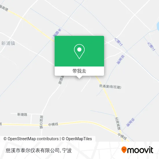 慈溪市泰尔仪表有限公司地图