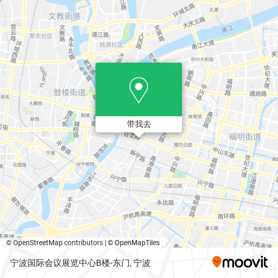 宁波国际会议展览中心B楼-东门地图