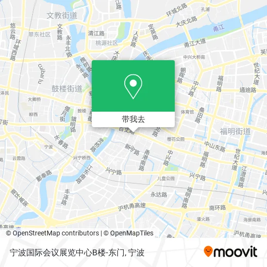 宁波国际会议展览中心B楼-东门地图