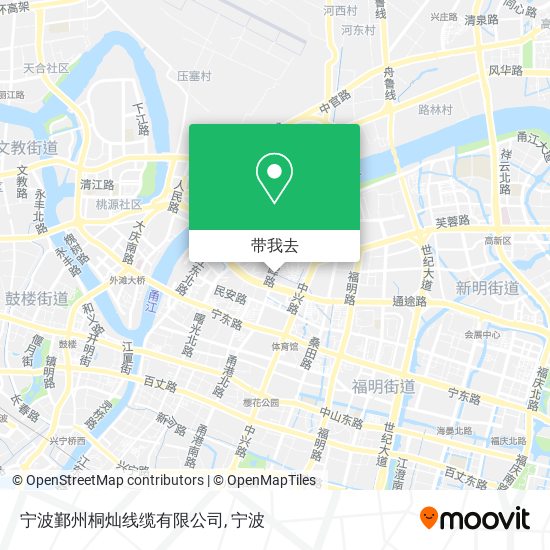宁波鄞州桐灿线缆有限公司地图