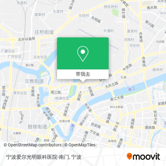 宁波爱尔光明眼科医院-南门地图