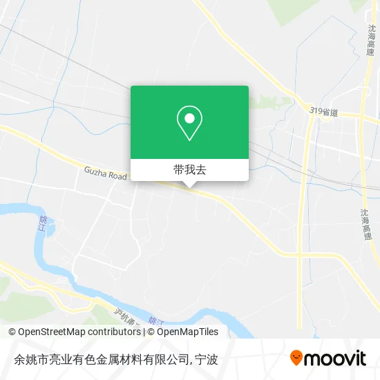 余姚市亮业有色金属材料有限公司地图