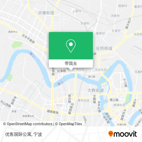 优客国际公寓地图