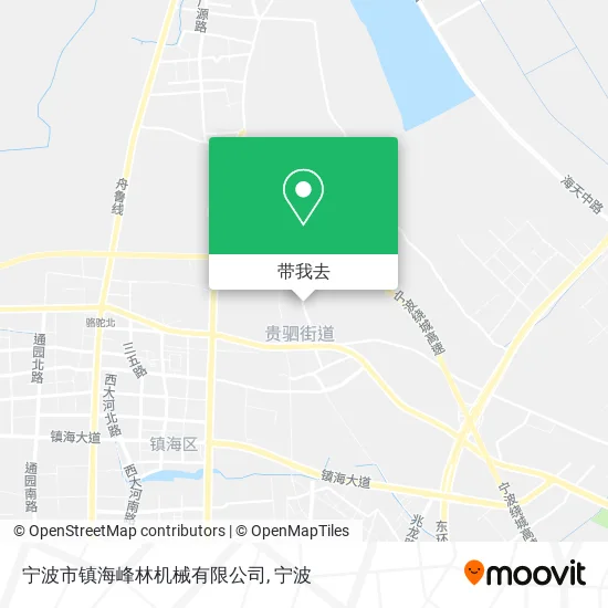 宁波市镇海峰林机械有限公司地图