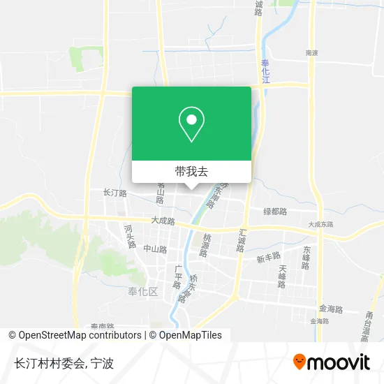 长汀村村委会地图