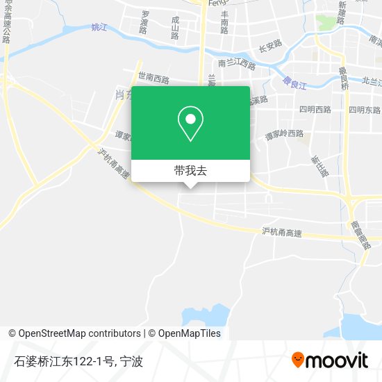 石婆桥江东122-1号地图