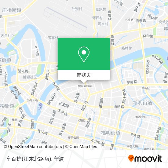 车百护(江东北路店)地图