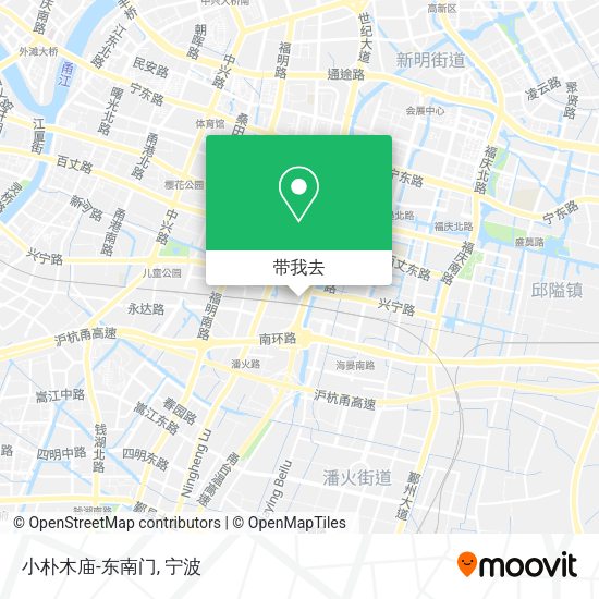 小朴木庙-东南门地图