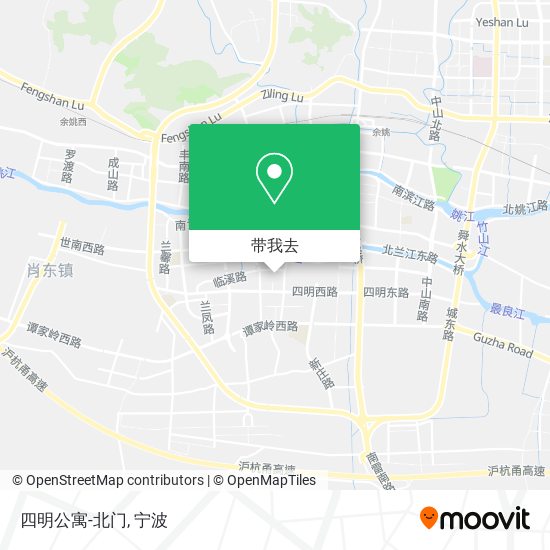 四明公寓-北门地图