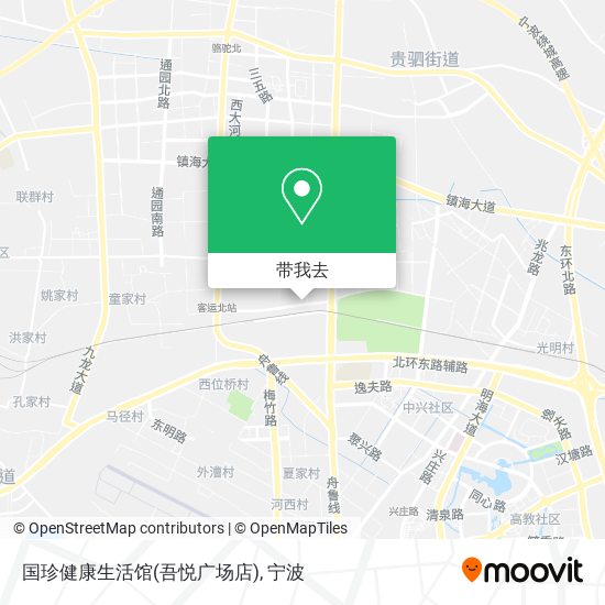 国珍健康生活馆(吾悦广场店)地图