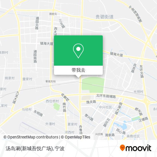 汤岛涮(新城吾悦广场)地图