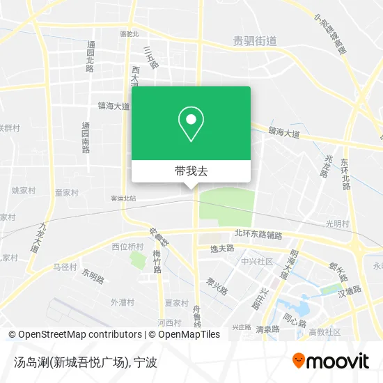 汤岛涮(新城吾悦广场)地图