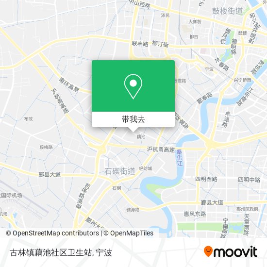 古林镇藕池社区卫生站地图