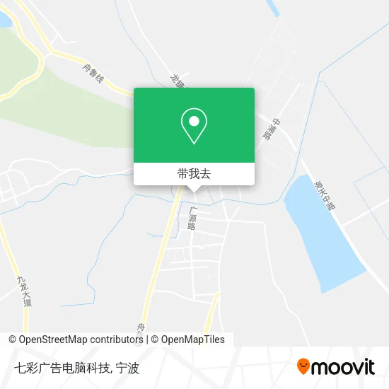 七彩广告电脑科技地图