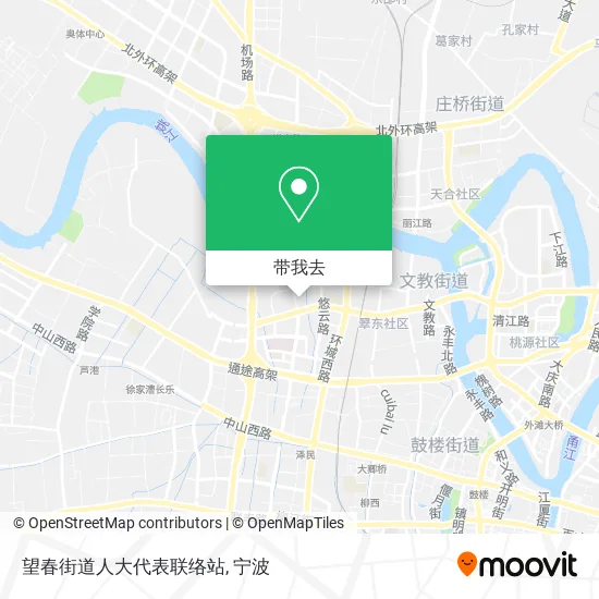望春街道人大代表联络站地图
