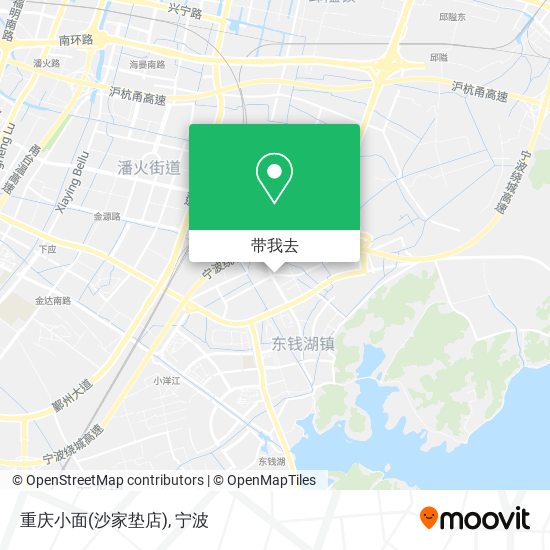 重庆小面(沙家垫店)地图